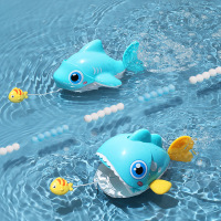 宝宝戏水儿童洗澡玩具婴儿浴缸玩水小鱼水中游泳冲凉鲸鱼漂浮鲨鱼