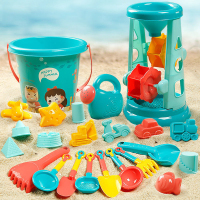 儿童沙滩玩具套装宝宝室内海边挖沙子挖土工具铲子桶玩沙车漏沙池
