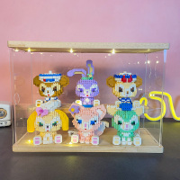 微型小颗粒拼装成年星黛璐积木益智玩具女孩迪士尼玲娜贝儿摆件