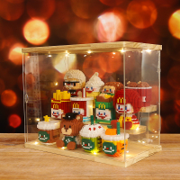 吃货的礼物小食记儿童益智肯德基手工玩具3d拼图微小颗粒积木汉堡