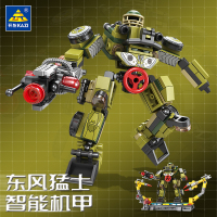东风猛士智能机甲变形机器人金刚组装模型男孩拼装积木84129