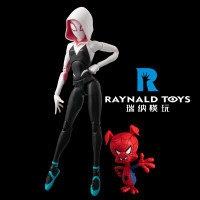 []SV系列 蜘蛛侠:平行宇宙 蜘蛛格温+蜘猪侠 6寸人偶