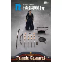 预售 1/12 女武士FEMALE SAMURAI 半包胶 布衣可动 人偶