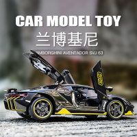 兰博基尼车模仿真合金小汽车摆件模型声光回力儿童男孩玩具跑车