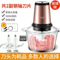 奥克斯绞肉机家用电动小型不锈钢全自动搅饺馅菜蒜蓉辅食机料理机