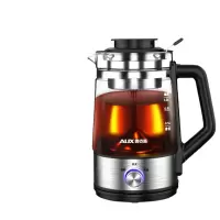 奥克斯黑茶煮茶器蒸汽煮茶壶玻璃电热全自动家用保温普洱蒸茶壶