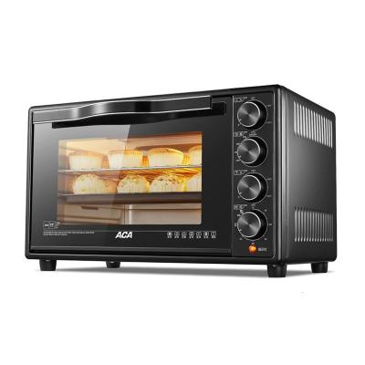 aca北美电器电烤箱家用小型全自动烘焙多功能智能家庭小烤箱30L升