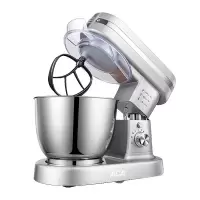 ACA厨师机家用商用多功能全自动和面机搅拌揉面机料理机 灰色