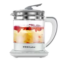 荣事达养生壶家用玻璃电煮茶壶全自动加厚煮茶器多功能养身烧水壶 触屏不粘锅款[送蒸蛋架+滤网]