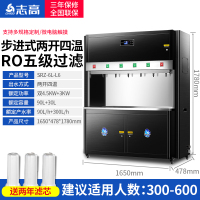 志高步进式直饮水机商用饮水机热水机RO反渗透过滤一体净水开水器 6龙头步进式RO款(可定制) 70L