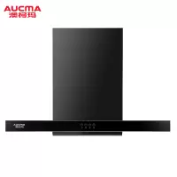 Aucma/澳柯玛排抽吸油烟机顶吸欧式T型家用大吸力大风量厨房007D 黑色