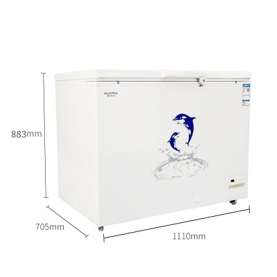 澳柯玛(AUCMA)150升家用冷柜 小冰箱 冷藏冷冻转换冰柜 全冷藏或全冷冻 [商用大容量]323升-36°超低温