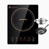 九阳电磁炉家用火锅一体爆炒大功率电池炉电池炉 黑色