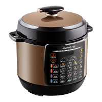 Joyoung/九阳 电压力锅智能预约蒸笼8L高压锅饭煲4-12人 流沙金