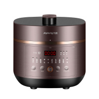 九阳电压力锅家用智能高压锅5L升大容量24H预约多功能双胆 檀香棕