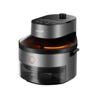 九阳蒸汽空气炸锅家用新款电烤炉家用烧烤大容量智能薯条机 深空灰色