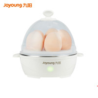 九阳蒸蛋煮蛋器小型家用宿舍小功率早餐鸡蛋羹机迷你1人 白色