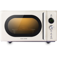 格兰仕复古微波炉家用智能小型平板 白色