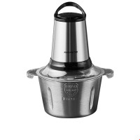 九阳绞肉机家用电动小型多功能不锈钢饺馅搅拌打碎肉馅菜蒜泥神器 大容量全钢机身