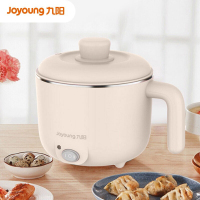 九阳(Joyoung)电煮锅多功能电热锅电火锅学生宿舍小锅煮面锅迷你泡面锅电蒸锅 HG12-GD76A不粘锅+无蒸屉