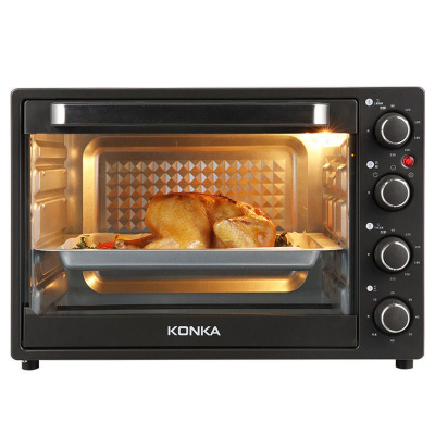 Konka/康佳 KAO-T40电烤箱家用烘焙小型多功能全自动40升大容量 黑色