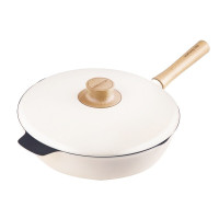 [肖战推荐]九阳(Joyoung)炒锅不粘锅29cm轻奢派炒菜锅燃气灶电磁炉通用平底少油烟2955D