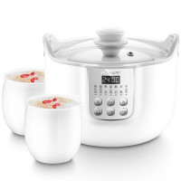 九阳 电炖锅 一锅三胆 1.8L小炖锅 隔水炖 燕窝雪蛤 炖盅 白瓷炖锅 隔水电炖锅 隔水炖锅 白色