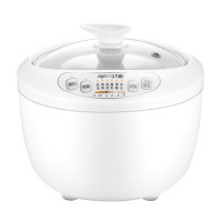 九阳电炖锅燕窝电炖盅1L白瓷小容量隔水柔炖燕窝机宝宝煮粥辅食陶瓷迷你煲汤锅D-10G1-D白色 白色