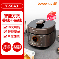 九阳电压力锅家用双球胆智能6L高压饭煲2自动60A75-8人 灰色