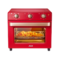 ACA/北美电器 AAF-ET28R电烤箱空气炸烤箱解冻发酵烘烤烤面包家用 红色