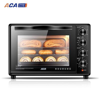 北美电器(ACA)电烤箱家用38升双层密封玻璃门热风循环低温发酵A 38L高配款电烤箱