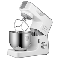 ACA北美电器厨师机全自动家用小型多功能和面机商用搅拌打发揉面AM-CG108-1 白色