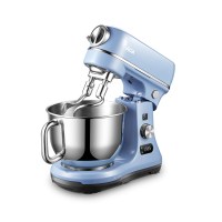 北美电器(ACA)多功能厨师机家用电子式全自动双刀和面机揉面打蛋机 蓝色