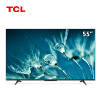 TCL电视机55寸(英寸)55V6M 4K智慧声控网络液晶电视 黑色 官方标配