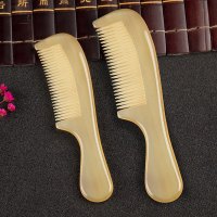 【专营好货】天然牛角梳子檀木檀香木梳牦牛角梳网红款脱发长发专用女防 减少静电