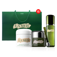 LA MER海蓝之谜 soft精华乳霜60ml +浓缩修护眼部精华霜 绿眼霜15ml+精萃水精萃爽肤水150ml护肤套装