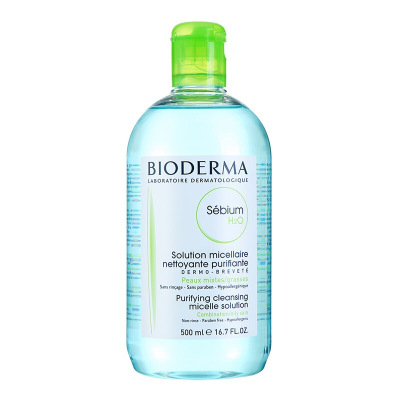 法国贝德玛BIODERMA 净妍温和保湿卸妆水 蓝水500ml 卸妆液 适用于油性混合肌肤 正品