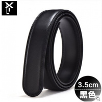 适用金利来自动扣无头皮带牛皮腰带真皮男士带身无扣裤带不带头男