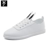 雪千羽 春季新款透气小白鞋女潮鞋单鞋百搭韩版学生春款平底休闲夏款