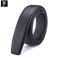 无头皮带青年男真皮不带头自动扣腰带条3.5头层牛皮时尚无扣裤带