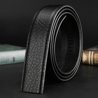 不带头皮带男真皮自动扣青年无头腰带身中年头层牛皮男士裤带条