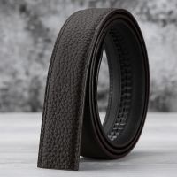 头层牛皮荔枝纹男士皮带条自动扣牛皮商务休闲真皮腰带条