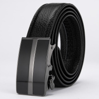 男士皮带内穿扣3.0CM细款头层牛皮真皮时尚简约商务百搭西装腰带