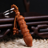 金榜题名钥匙扣挂件文昌笔桃木立体刻毕业送考生小学业