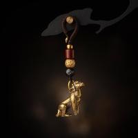 雪千羽 铜生肖狗汽车钥匙扣挂件男女创意钥匙链平安挂饰扣 『十二生肖狗』