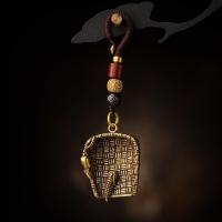 雪千羽 老鼠簸箕中国风纯铜铜钥匙扣挂件吊坠儿童创意礼品男女 『五谷丰登簸箕』