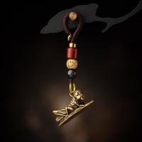 雪千羽 纯铜蝗虫飞蝗腾达钥匙扣挂件迷你蚂蚱蜢蟋蟀螟小玩件 『飞蝗腾达』