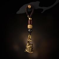 雪千羽 十二生肖蛇金元宝铜汽车钥匙扣挂件手把件腰缠万贯 『腰缠万贯蛇』