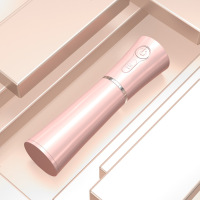 创意补水USB款式加湿喷雾便携净化空气静音夜灯定时 小蛮腰【樱花粉】