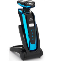 4D电动剃须刀水洗式男士刮胡刀胡须刀充电式剃胡刀RQ8500 电镀星空蓝 8500+鬓角刀